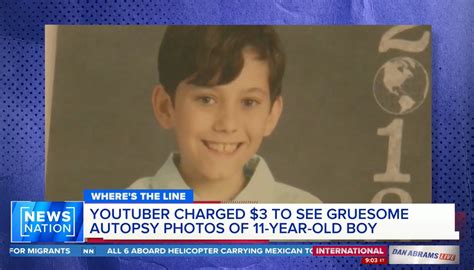 YouTuber slammed for charging to see autopsy photos of boy, 11